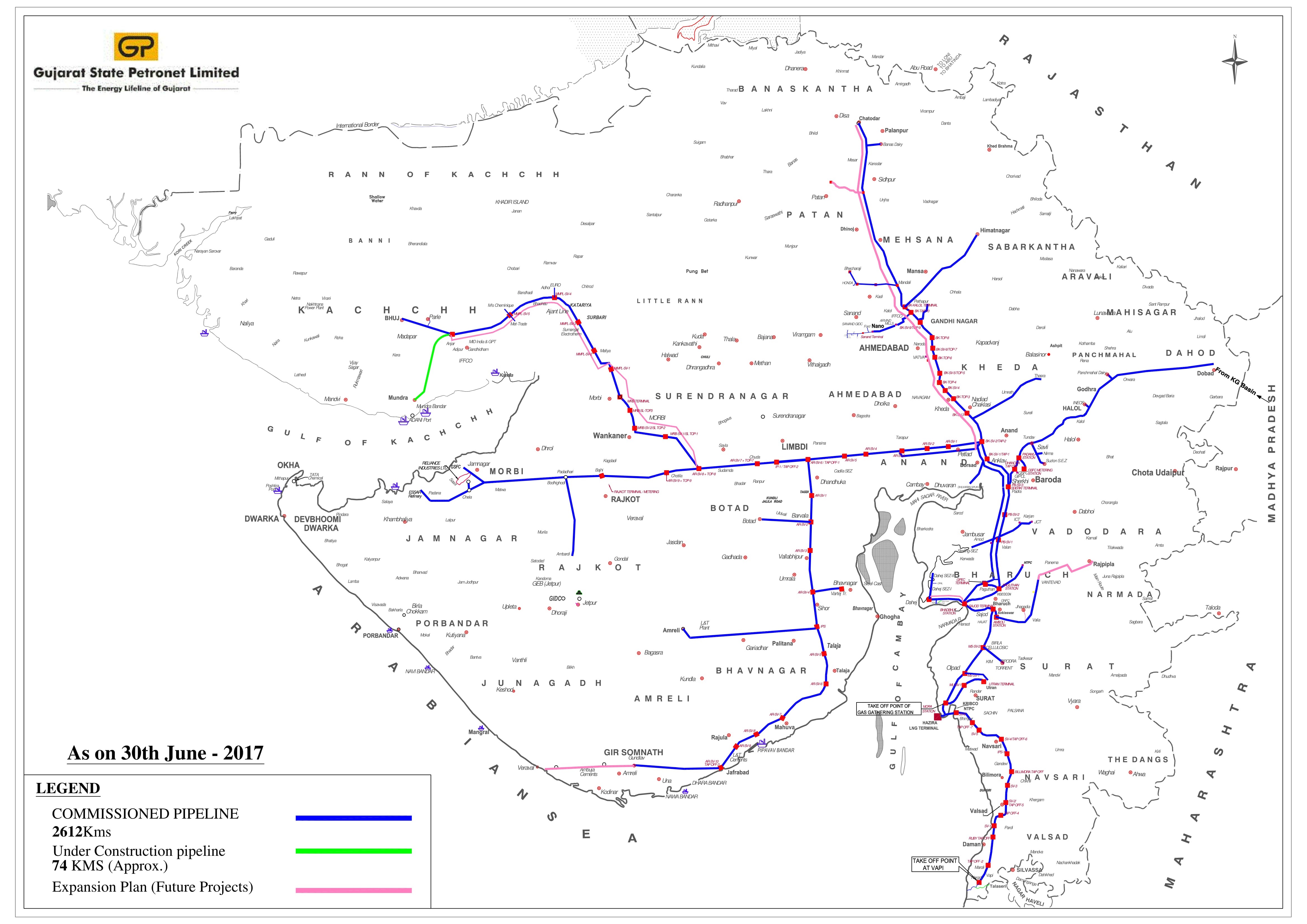 Gas Grid Connectivity Gujarat